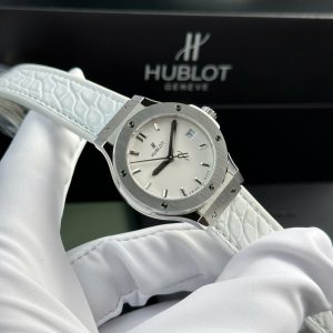 Đồng Hồ Hublot Classic Fusion Rep 11 Cao Cấp Nữ Màu Trắng Nhà Máy HB 33mm (2)