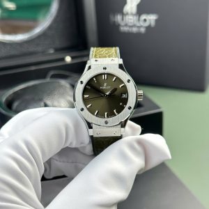 Đồng Hồ Hublot Classic Fusion Replica 11 Nữ Màu Xanh Lá Cây Nhà Máy HB 33mm (2)