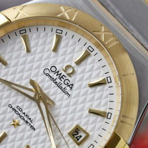 Đồng Hồ Omega Constellation Co-Axial Fake 1 1 Cao Cấp Dây Kim Loại 38mm (2)