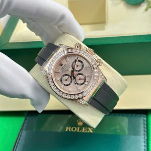 Đồng Hồ Rep 11 Rolex Daytona 126535TBR Mặt Sundust Đính Đá Baguette 40mm (2)