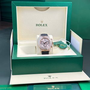 Đồng Hồ Rep 11 Rolex Daytona 126535TBR Mặt Sundust Đính Đá Baguette 40mm (2)