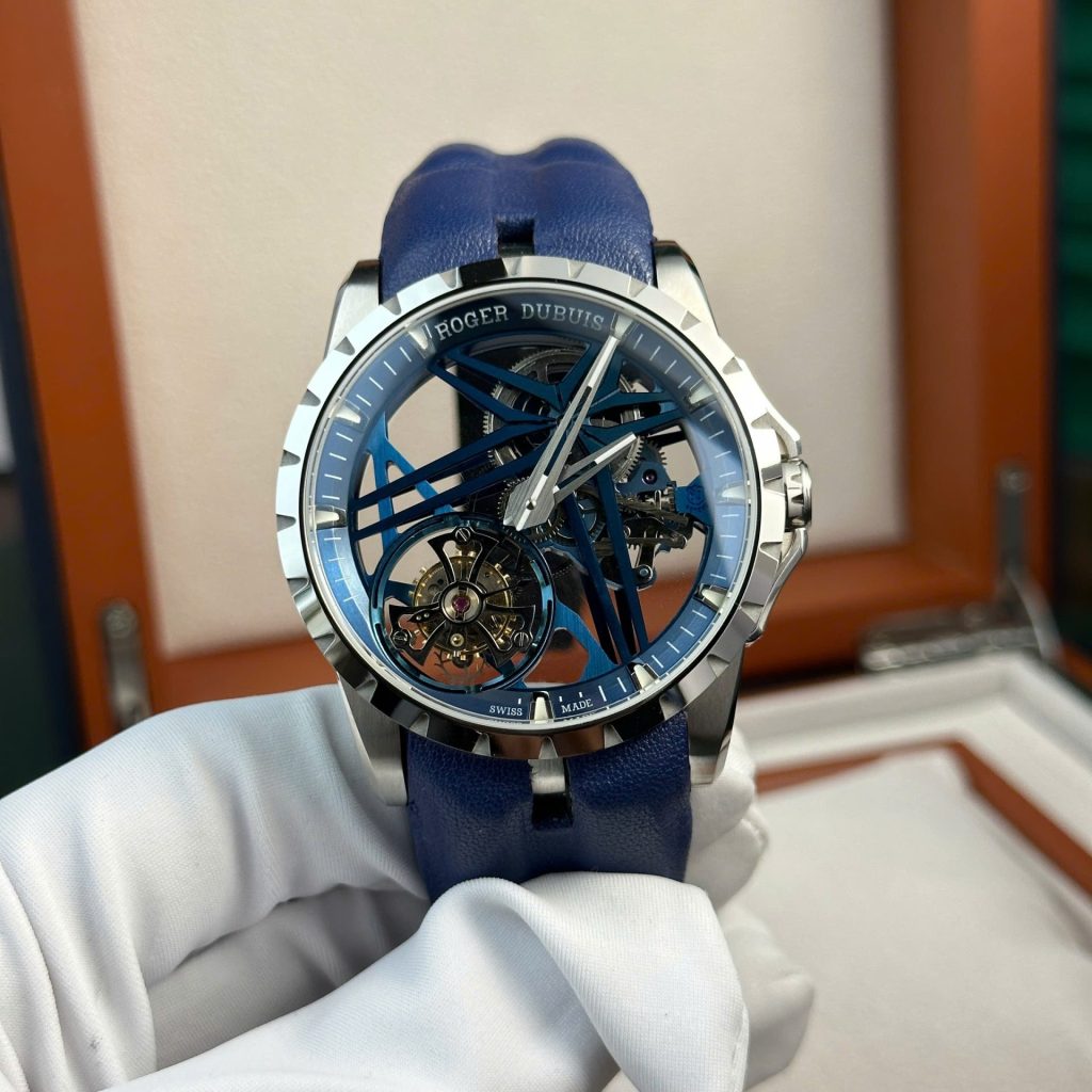 Đồng Hồ Roger Dubuis Excalibur Cobalt Blue RDDBEX0838 Rep 11 Cao Cấp Nhà Máy BBR 42mm (2)