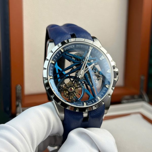 Đồng Hồ Roger Dubuis Excalibur Cobalt Blue RDDBEX0838 Rep 11 Cao Cấp Nhà Máy BBR 42mm (2)