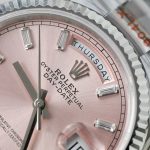 Đồng Hồ Rolex Day-Date 128236 Mặt Hồng Rep 11 Tinh Chỉnh Trọng Lượng 158 Grams Nhà Máy QF 36mm (6)