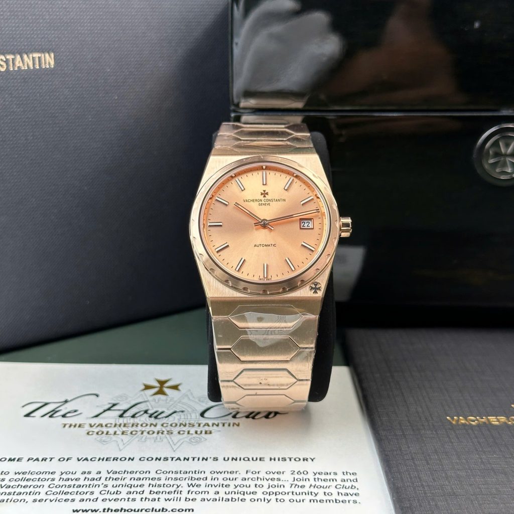 Đồng Hồ Vacheron Constantin Historiques 222 Replica 11 Màu Vàng Hồng Nhà Máy 8F 37mm (2)