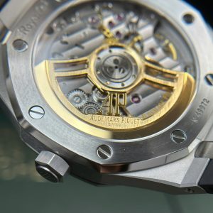 Đồng Hồ Audemars Piguet Royal Oak 15500 Replica 11 Mặt Đen Dây Cao Su Nhà Máy APS 41mm (2)