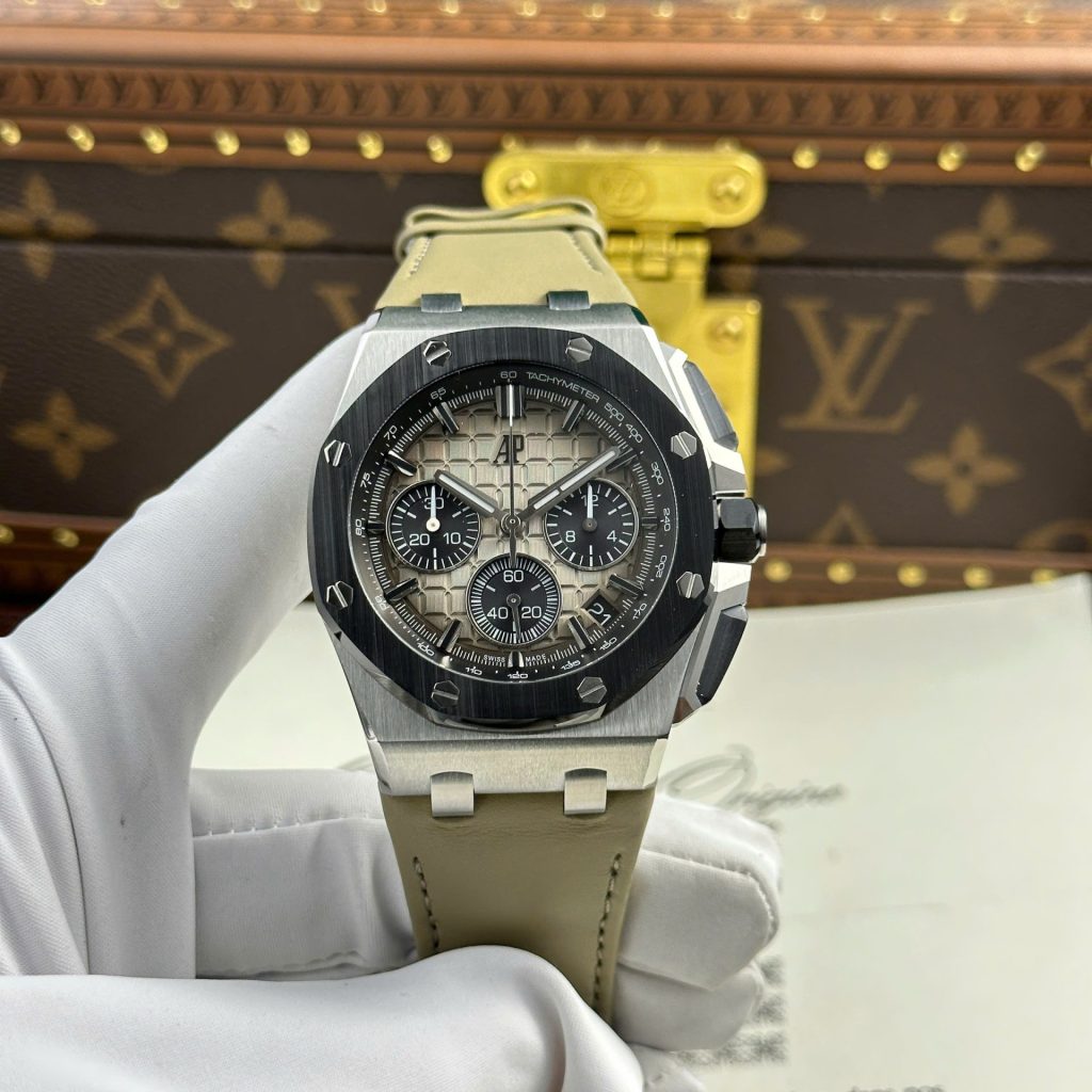 Đồng Hồ Audemars Piguet Royal Oak Offshore Chronograph 26420 Rep 1 1 Mặt Xám Nhà Máy APP 43mm (2)