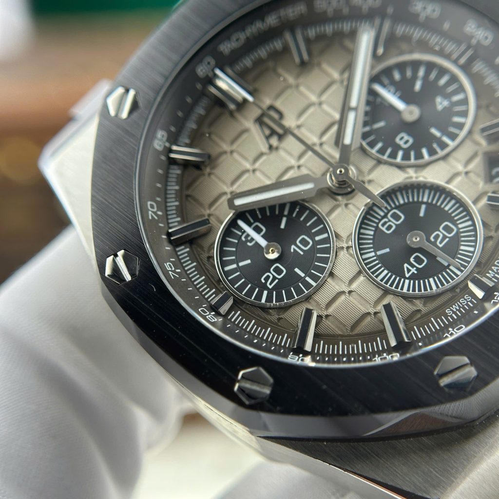 Đồng Hồ Audemars Piguet Royal Oak Offshore Chronograph 26420 Rep 1 1 Mặt Xám Nhà Máy APP 43mm (2)