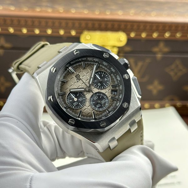 Đồng Hồ Audemars Piguet Royal Oak Offshore Chronograph 26420 Rep 1 1 Mặt Xám Nhà Máy APP 43mm (2)