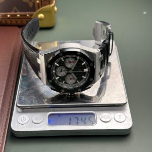 Đồng Hồ Audemars Piguet Royal Oak Offshore Chronograph 26420 Rep 11 Cao Cấp Mặt Đen Nhà Máy APP 43mm (1)