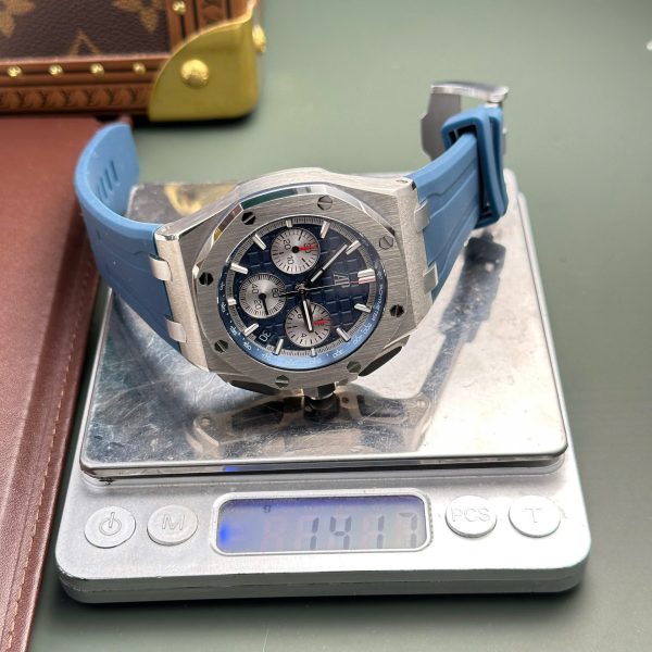 Đồng Hồ Audemars Piguet Royal Oak Offshore Chronograph 26420 Replica 11 Mặt Xanh Nhà Máy APP 43mm (2)