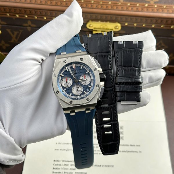 Đồng Hồ Audemars Piguet Royal Oak Offshore Chronograph 26420 Replica 11 Mặt Xanh Nhà Máy APP 43mm (2)