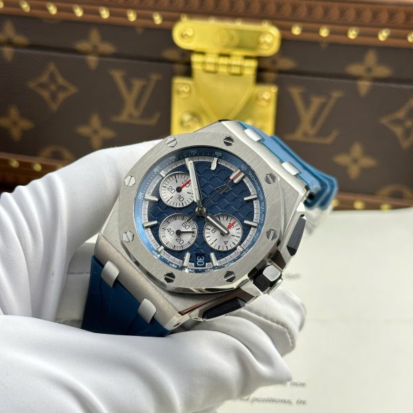 Đồng Hồ Audemars Piguet Royal Oak Offshore Chronograph 26420 Replica 11 Mặt Xanh Nhà Máy APP 43mm (2)