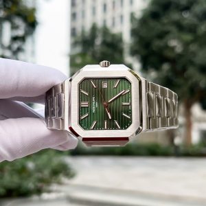 Đồng Hồ Patek Philippe Cubitus 5821 Mặt Xanh Green Rep 11 Cao Cấp 43mm (6)