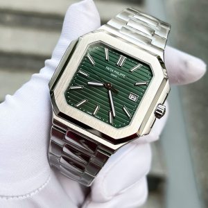 Đồng Hồ Patek Philippe Cubitus 5821 Mặt Xanh Green Rep 11 Cao Cấp 43mm (6)