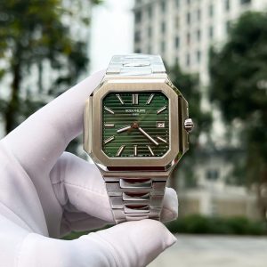 Đồng Hồ Patek Philippe Cubitus 5821 Mặt Xanh Green Rep 11 Cao Cấp 43mm (6)