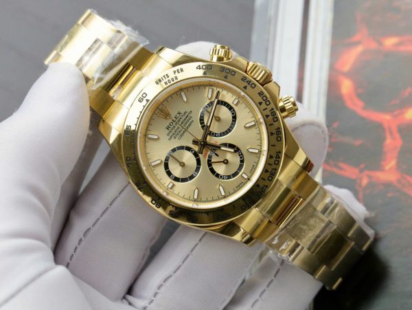 Đồng Hồ Rolex Chế Tác Daytona 126508 Mặt Vàng Dây Oyster 40mm (2)