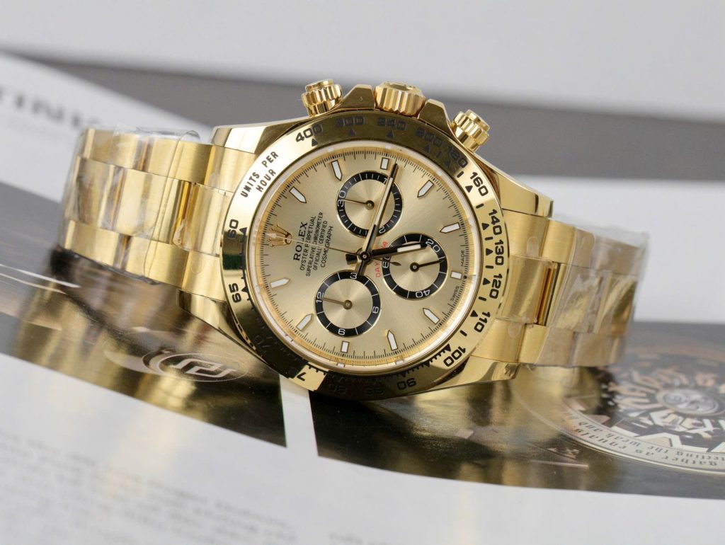 Đồng Hồ Rolex Chế Tác Daytona 126508 Mặt Vàng Dây Oyster 40mm (2)