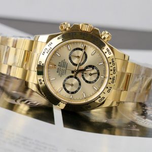 Đồng Hồ Rolex Chế Tác Daytona 126508 Mặt Vàng Dây Oyster 40mm (2)