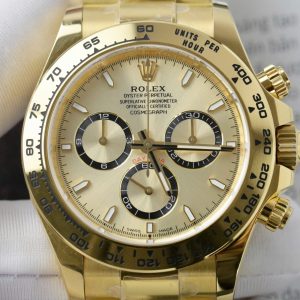 Đồng Hồ Rolex Chế Tác Daytona 126508 Mặt Vàng Dây Oyster 40mm (2)