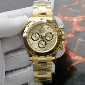 Đồng Hồ Rolex Chế Tác Daytona 126508 Mặt Vàng Dây Oyster 40mm (2)