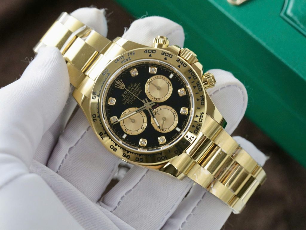 Đồng Hồ Rolex Cosmograph Daytona 116508 Mặt Đen Replica 11 Cao Cấp 40mm (2)