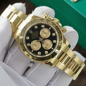 Đồng Hồ Rolex Cosmograph Daytona 116508 Mặt Đen Replica 11 Cao Cấp 40mm (2)