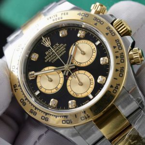 Đồng Hồ Rolex Cosmograph Daytona 126503 Replica 11 Mặt Đen Máy Calibre 4131 40mm (2)