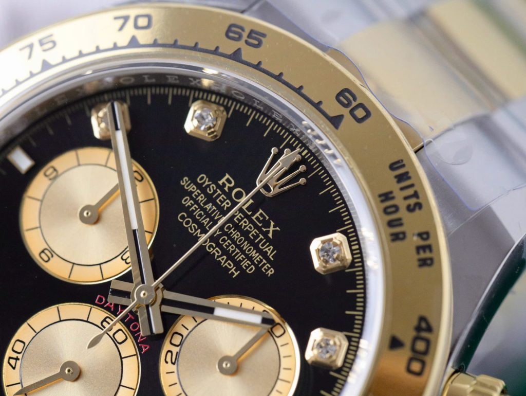 Đồng Hồ Rolex Cosmograph Daytona 126503 Replica 11 Mặt Đen Máy Calibre 4131 40mm (2)