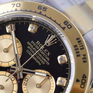 Đồng Hồ Rolex Cosmograph Daytona 126503 Replica 11 Mặt Đen Máy Calibre 4131 40mm (2)