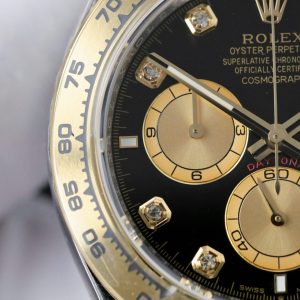 Đồng Hồ Rolex Cosmograph Daytona 126503 Replica 11 Mặt Đen Máy Calibre 4131 40mm (2)