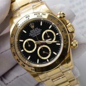 Đồng Hồ Rolex Cosmograph Daytona M126508 Rep 11 Mặt Đen Cọc Số Dạ Quang 40mm (2)