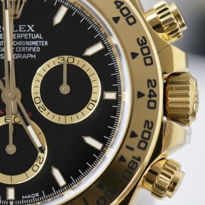 Đồng Hồ Rolex Cosmograph Daytona M126508 Rep 11 Mặt Đen Cọc Số Dạ Quang 40mm (2)