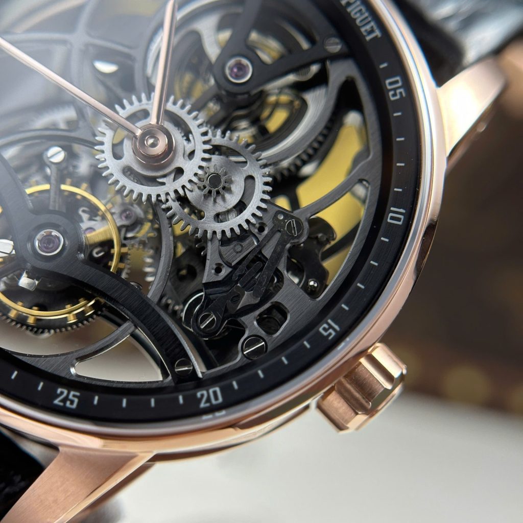 Đồng Hồ Audemars Piguet 26600 Tourbillon Openworked Replica 11 Máy Cơ Cót Tay 41mm (2)