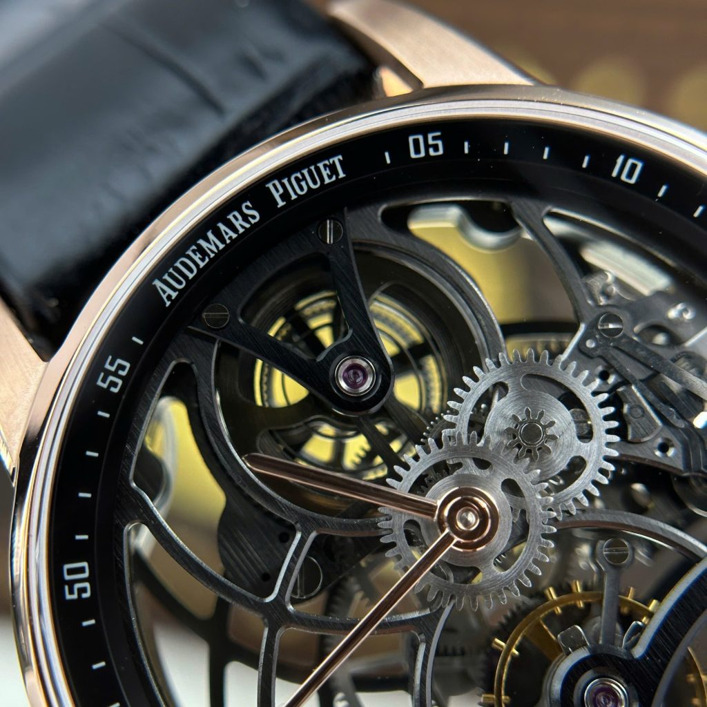 Đồng Hồ Audemars Piguet 26600 Tourbillon Openworked Replica 11 Máy Cơ Cót Tay 41mm (2)