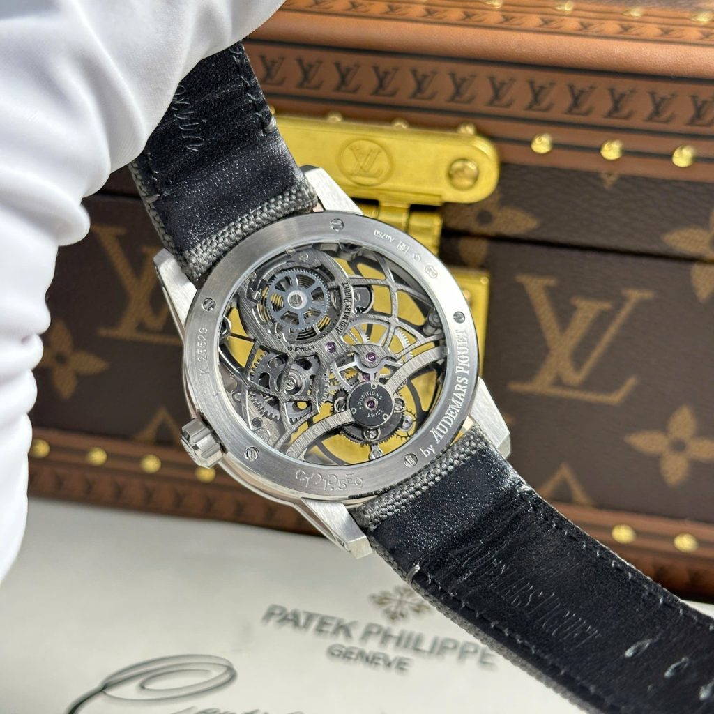 Đồng Hồ Audemars Piguet 26600 Tourbillon Openworked Replica 11 Máy Lộ Cơ 41mm (2)