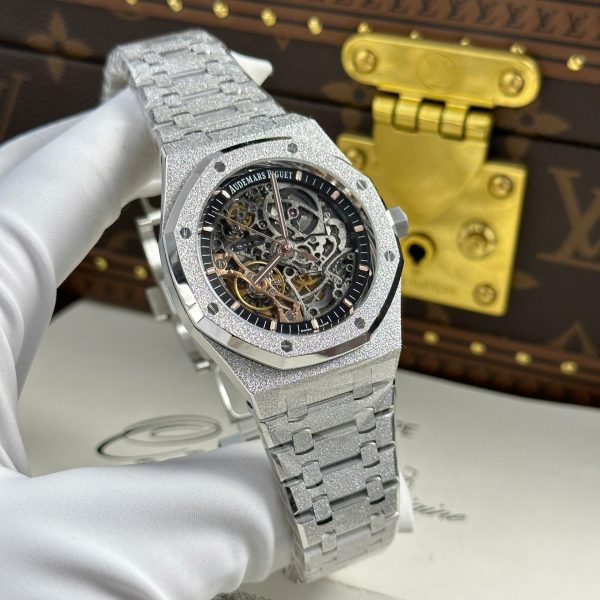 Đồng Hồ Audemars Piguet Royal Oak Frosted 15407 Replica 11 Mặt Lộ Cơ Nhà Máy THB 41mm (2)