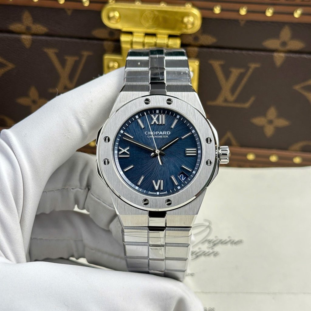 Đồng Hồ Chopard Alpine Eagle 298600 Replica 11 Mặt Xanh Blue Nhà Máy GH 41mm (2)