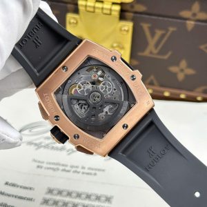 Đồng Hồ Hublot Spirit Of Big Bang King Gold Replica 11 Mặt Xanh Blue Nhà Máy BBF 42mm (2)