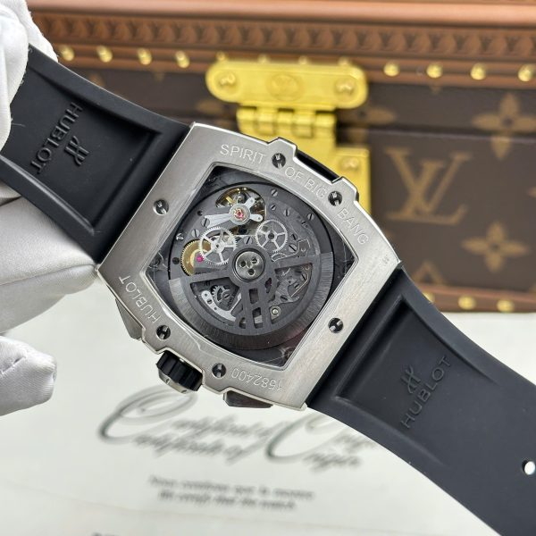 Đồng Hồ Hublot Spirit Of Big Bang Titanium Replica 11 Viền Gốm Đen Nhà Máy BBF 42mm (2)