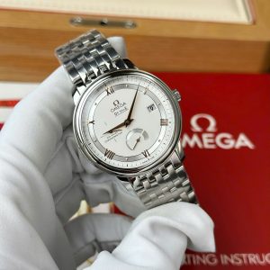 Đồng Hồ Omega De Ville Prestige Power Reserve Rep 11 Mặt Trắng Dây Kim Loại 39 (2)