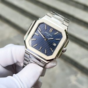 Đồng Hồ Patek Philippe Cubitus 5821 Rep 11 Cao Cấp Mặt Xanh Blue 43mm (2)