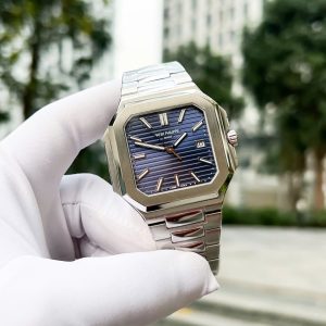 Đồng Hồ Patek Philippe Cubitus 5821 Rep 11 Cao Cấp Mặt Xanh Blue 43mm (2)