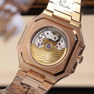 Đồng Hồ Patek Philippe Cubitus 5821 Rep 11 Mạ Vàng Hồng Mặt Chocolate (4)