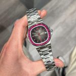 Đồng Hồ Patek Philippe Nautilus 5711 Replica 11 Viền Đính Ruby Đỏ 40mm (2)