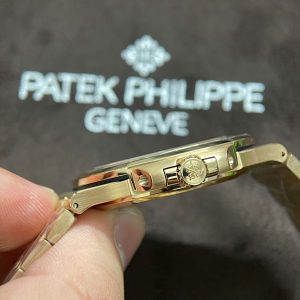 Đồng Hồ Patek Philippe Nautilus 5723 Chế Tác Vàng Hồng 18K Nguyên Khối + Kim Cương Tự Nhiên 40mm (2)