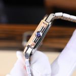 Đồng Hồ Patek Philippe Replica 11 Cubitus 5821 Demi Vàng Hồng Mặt Xanh Blue (3)