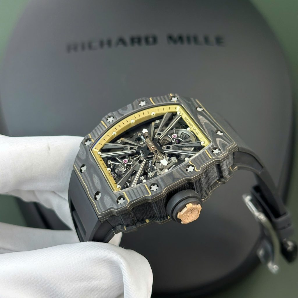 Đồng Hồ Richard Mille Tourbillon RM12-01 Vỏ Carbon TPT Siêu Nhẹ 39 (2)