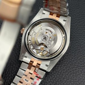 Đồng Hồ Rolex DateJust Mặt Khảm Xà Cừ Chế Tác Bọc Vàng Thật Nhà Máy GM 41mm (2)