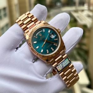 Đồng Hồ Rolex Day-Date 128235 Cọc Số Độ Kim Cương Moissanite Trọng Lượng 158gram QF 36mm (2)